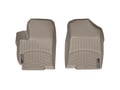 Picture of WeatherTech FloorLiners - Tan - Front - 2 Piece