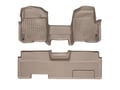 Picture of WeatherTech FloorLiners - Front & Rear - Over-The-Hump - Tan