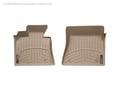 Picture of WeatherTech FloorLiners - Tan - Front - 2 Piece