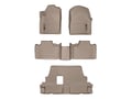 Picture of WeatherTech FloorLiners - Front, 2nd & 3rd Row - Tan