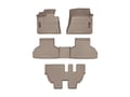 Picture of WeatherTech FloorLiners - Tan - Front, Rear & 3rd Row