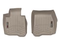 Picture of WeatherTech FloorLiners - Tan - Front - 2 Piece