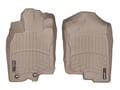 Picture of WeatherTech FloorLiners - Tan - Front - 2 Piece