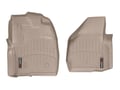 Picture of WeatherTech FloorLiners - Tan - Front - 2 Piece