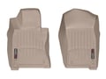 Picture of WeatherTech FloorLiners - Tan - Front - 2 Piece