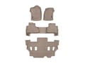 Picture of WeatherTech FloorLiners - Tan - Front, Rear & 3rd Row