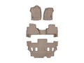 Picture of WeatherTech FloorLiners - Front, 2nd & 3rd Row - Tan