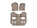 Picture of WeatherTech FloorLiners - Front, 2nd & 3rd Row - 1 Piece 2nd/3rd Row Liner - Tan