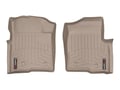 Picture of WeatherTech FloorLiners - Tan - Front - 2 Piece