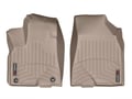 Picture of WeatherTech FloorLiners - Tan - Front - 2 Piece