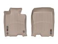 Picture of WeatherTech FloorLiners - Tan - Front - 2 Piece