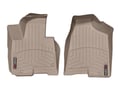 Picture of WeatherTech FloorLiners - Tan - Front - 2 Piece