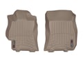 Picture of WeatherTech FloorLiners - Tan - Front - 2 Piece