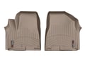 Picture of WeatherTech FloorLiners - Tan - Front - 2 Piece