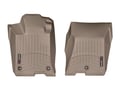 Picture of WeatherTech FloorLiners - Tan - Front - 2 Piece