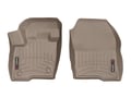 Picture of WeatherTech FloorLiners - Tan - Front - 2 Piece