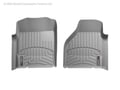 Picture of WeatherTech FloorLiners - Gray - Front - 2 Piece