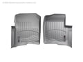 Picture of WeatherTech FloorLiners - Gray - Front - 2 Piece