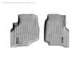 Picture of WeatherTech FloorLiners - Gray - Front - 2 Piece