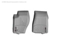 Picture of WeatherTech FloorLiners - Gray - Front - 2 Piece