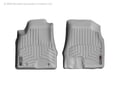 Picture of WeatherTech FloorLiners - Gray - Front - 2 Piece