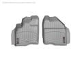 Picture of WeatherTech FloorLiners - Gray - Front - 2 Piece