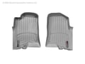 Picture of WeatherTech FloorLiners - Gray - Front - 2 Piece