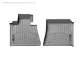 Picture of WeatherTech FloorLiners - Gray - Front - 2 Piece