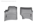 Picture of WeatherTech FloorLiners - Gray - Front - 2 Piece