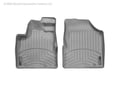 Picture of WeatherTech FloorLiners - Gray - Front - 2 Piece