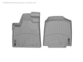 Picture of WeatherTech FloorLiners - Gray - Front - 2 Piece