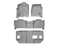 Picture of WeatherTech FloorLiners - Gray - Front, 2nd & 3rd Row