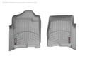 Picture of WeatherTech FloorLiners - Gray - Front - 2 Piece