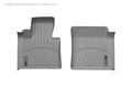 Picture of WeatherTech FloorLiners - Gray - Front - 2 Piece