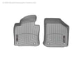 Picture of WeatherTech FloorLiners - Gray - Front - 2 Piece