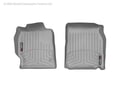 Picture of WeatherTech FloorLiners - Gray - Front - 2 Piece