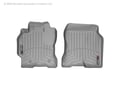 Picture of WeatherTech FloorLiners - Gray - Front - 2 Piece