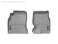 Picture of WeatherTech FloorLiners - Gray - Front - 2 Piece