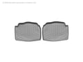 Picture of WeatherTech FloorLiners - Gray - Rear - 2 Piece