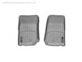 Picture of WeatherTech FloorLiners - Gray - Front - 2 Piece