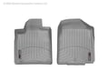 Picture of WeatherTech FloorLiners - Gray - Front - 2 Piece