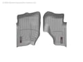 Picture of WeatherTech FloorLiners - Gray - Front - 2 Piece