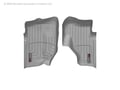 Picture of WeatherTech FloorLiners - Gray - Front - 2 Piece