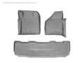 Picture of WeatherTech FloorLiners - Front & Rear - Gray