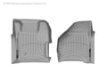 Picture of WeatherTech FloorLiners - Gray - Front - 2 Piece