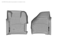 Picture of WeatherTech FloorLiners - Gray - Front - 2 Piece