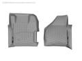 Picture of WeatherTech FloorLiners - Gray - Front - 2 Piece