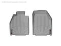 Picture of WeatherTech FloorLiners - Gray - Front - 2 Piece