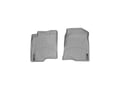 Picture of WeatherTech FloorLiners - Gray - Front - 2 Piece