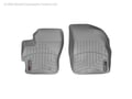 Picture of WeatherTech FloorLiners - Gray - Front - 2 Piece